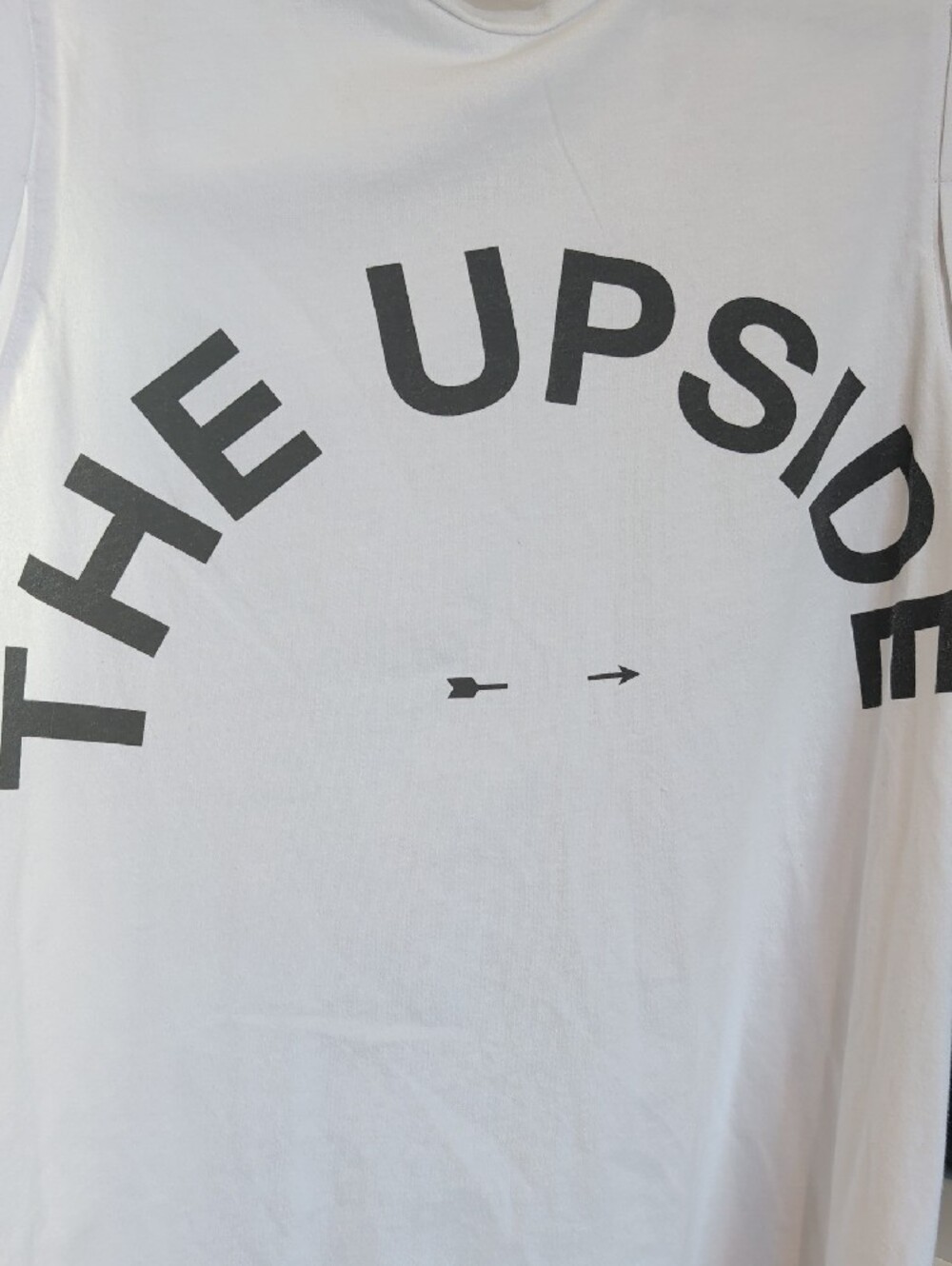 The Upside White Tank with Black Logo Detail - Picture 3 of 3